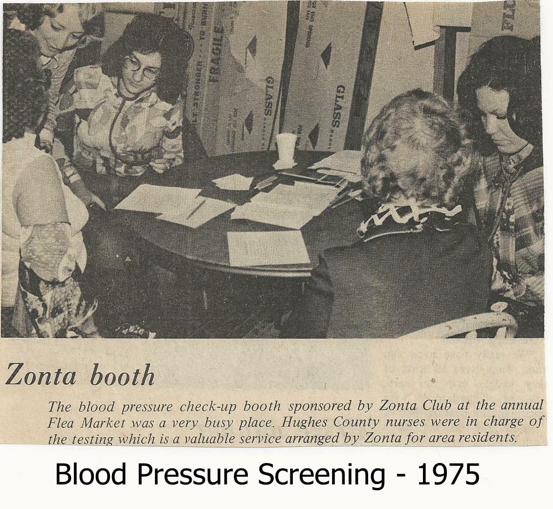 Blood Pressure Screening 1975 with Tag