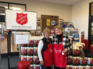 Ringing the bell for the Salvation Army